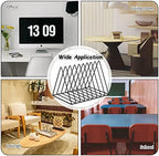 Shimeyao 6 Pieces Metal Triangle File Holder Magazine Holders, Black - Image 6