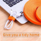 IFNOW 32FT Reusable Fastening Tape Cable Ties Double-Sided Hook-and-Loop Cable Management Tape Strength and Durability 0.4''/Width (5, Orange) - Image 6