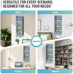 SUPEASY 15-Tier Wall File Organizer with Hooks, Wall Mounted Mail Organizer - Image 3