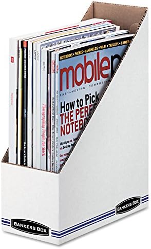 Bankers Box 12-Pack Magazine File Holders, 4" x 9 1/4" x 11 3/4" by BankersBox