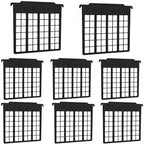 party greeting 8 Pack Black Hanging File Folder Dividers for Cabinets by partygreeting