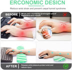 L-SPOUTTO Green Cute Ergonomic Gel Wrist Rest for Mouse and Keyboard - Image 7