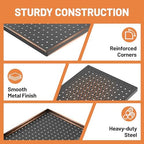 Ultrawall Metal Peg Board Panels with Hooks, Garage Pegboard Tool Organizer - Image 4