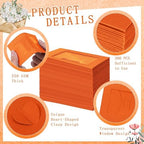 Uiifan 300 Pcs Window Gift Card Envelopes 4x2.8 Inch,Orange - Image 3