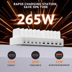 Charging Station for Multiple Devices, Adjustable Dividers Charger Dock - Image 2