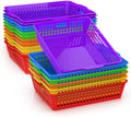 QRRICA 18 Pack Plastic Classroom Storage Baskets, Paper Trays for Classroom Organization & Turn in Trays for Teachers, Students, Desk Organizer Bin 13.8x10.6x3.1 Inch by QRRICA