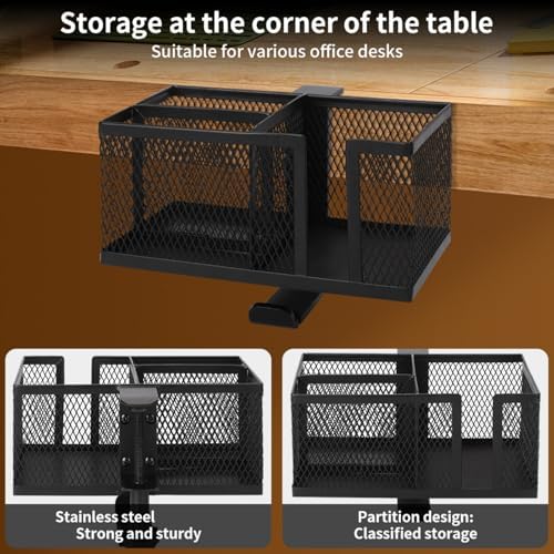 Secure Clamp MultiPurpose Organizers For Gaming Setups Bedside TableChair Holds Essential Steadily Headsets Hanger Gaming Desk Cup Holder Attachment - Image 3