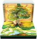 3D Calendar 2027,Creative 3D Memo Pad Time Piece Calendar 2027 Tear Away Paper Sculpture Magic Tree Multi-Color DIY Art Note by Dawnvive