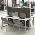 Desktop Acrylic Privacy Screens | 12" High | Clear or Frosted - Image 2