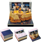 3D Calendar 2027, Tear-Away Desk Calendar, Paper Art Memo Pad, LED Light (Magic Castle) by Unknown