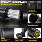 4 Pack Waterproof Truck Registration Document Holder Tube, 2 Inch Diameter, Heavy Duty Storage for Permits & Insurance Papers, Semi Truck Trailer Fleet Vehicles - Image 6