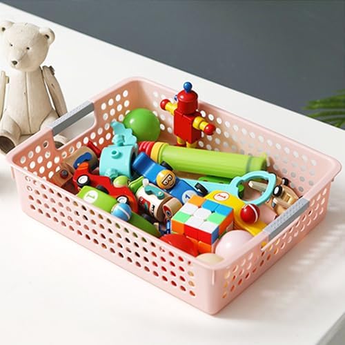 Soddeph A4 Paper Tray with Grip Handles, Plastic Book Basket - Image 4
