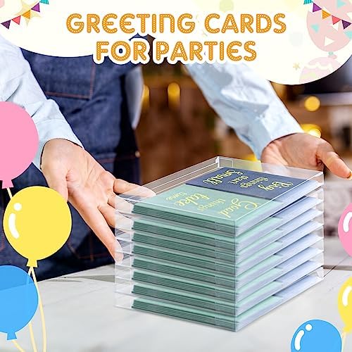 Sintuff 100 Pcs Clear Card Boxes for Greeting Cards - Image 4