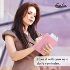 feela 5 Pack Notebooks Journals Bulk, Hardcover Notebook Classic Ruled Lined Journals with Pen Holder for Women Girls School Business Supplies, with 5 Black Pens, 120 GSM, 5.1”x8.3”, A5, Rose Pink - Image 6