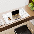 Cacoy 36"x20" Topographic Gaming Mouse Pad XXL, Extended Computer Desk Mat - Image 6