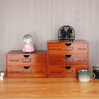Large Wooden Drawers Wooden Box with Drawer Brown - Image 6