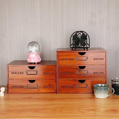 Large Wooden Drawers Wooden Box with Drawer Brown - Image 6