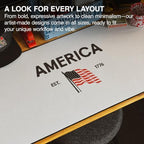 MPCO. America 1776 Gaming Desk Pad, 36" x 17" Duraglyde Fabric Desk Mat - Image 6