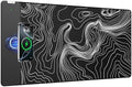 Magnetic Wireless Charging Mouse Pad, 31.5"x15.8" Large Desk Mat by abcmat
