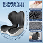 Memory Foam Seat Cushion for Office Chair and Car Seat - Image 3