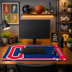 SOAR MLB Official Established Primary Logo Wordmark Home Office Desk Pad Mouse Pad Mat 35" x 16" (Cleveland Guardians, Cleveland Guardians) - Image 3