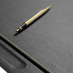MOOGCO 12-Piece Leather Desk Set — Desk Pad 23.2" x 15.4", Double Document Tray, Pen Holder — Desk Organizer Set for Home Office & Executive Desk Accessories - Image 6