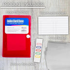 BAZIC PRODUCTS 3 x 5 in Index Card Case, 5-Tab Dividers, Holds 100, 36-Case - Image 3