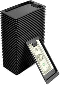 QWORK Black Check Holders, 36 Pcs Check Presenters Trays, Check Tip Holder for Receipts, Cash, Credit Cards, Used in Restaurants, Cafes, Bars, Hotels and Dining by QWORK