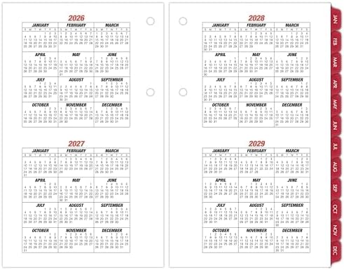 AT-A-GLANCE 2027 Desk Calendar Refill, Daily Desk Pad Refill, 4.5" x 7.5", Loose-Leaf, Burkhart's Day Counter (E7125027) - Image 3