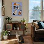 Scalloped Bulletin Board 36x24 inches, Decorative Felt Pin Board for Wall - Image 6