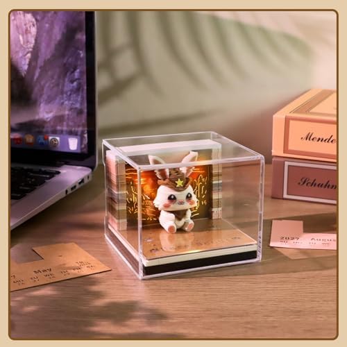 3D Calendar 2027,Time Piece Calendar 2027,Cute Rabbit 3D Art Notepad Calendars,3D Memo Pad,Tear Away Calendars,Christmas Gift,New Year Gif (Cute Wild Rabbit) - Image 5