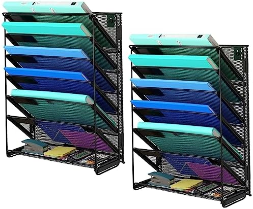 Kuntine.B Wall File Organizer Office Hanging Magazine Holder Wall File Organizer for Office Home by KuntineB