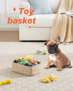 KALLAX Small Woven Storage Basket for Organizing, 12 x 8 x 4.5 inch, 3 Pack - Image 5