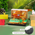 2027 3D Calendar, Paper Carving Sticky Notes, Creative Memo Pad with Light - Image 5