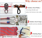 Dog Tie Out Cable for Camping, Dog Trolley System and 4ft Bungee Leash - Image 4