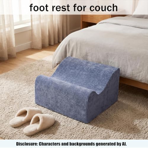 Foot Rest for Under Desk at Work, Soft Ergonomic Footrest, - Image 5