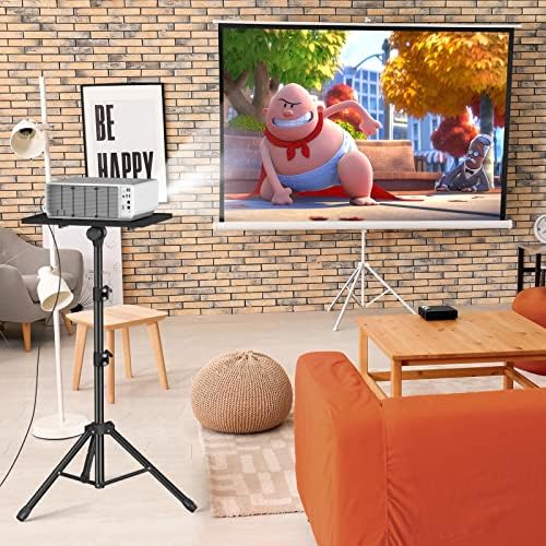 Facilife Projector Stand Tripod - Laptop Tripod Projector Stand Adjustable Height 22 to 47 Inch, Projector Tripod Stand, Tripod for Porjector, Projector Stand for Outdoor Movies - Image 2