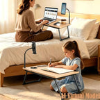 Lap Desk with Tablet Holder for Bed and Sofa, Wood Fin - Image 6