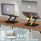 Acrylic Adjustable Book Stand, Reading Stand with Lift Design, High-Density Alloy Desktop Document Holder for Document Recipe, Cookbook, Music Book (Black) - Image 6