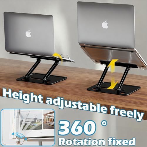 Acrylic Adjustable Book Stand, Reading Stand with Lift Design, High-Density Alloy Desktop Document Holder for Document Recipe, Cookbook, Music Book (Black) - Image 6