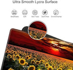XXXL Mouse Pad Gaming 48x24 Extra Large Mousepad Huge Full Desk Mat Oversized Desk Pad Sunflower Sunset Marble Mouse Mat Giant Computer Mat for Protector Desktop - Image 4