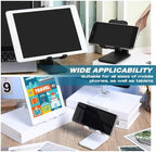 Wonderjune 24 Pcs Cell Phone Stand Adjustable Holder for Desk, White,Black - Image 3
