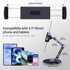 Heavy Duty Tablet Stand, 360° Rotation iPad Holder Stand for Desktop - Image 5