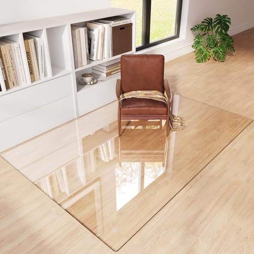 Tempered Glass Chair Mat for Carpet 72"x48", Floor Protector - Image 3