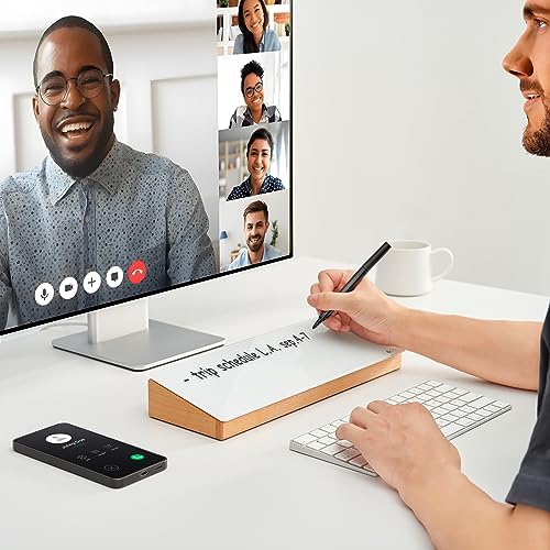 Yeoux Office Essential - Desktop Glass Whiteboard Combination - Image 4