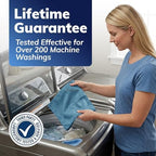 Antibacterial Reusable Cleaning Cloths, Silver-Embedded, 8 Pack - Image 5