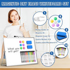 Grtard Magnetic Dry Erase Board with Stand, 18''x14'' Desktop Whiteboard - Image 2