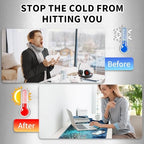 Heated Mouse Pad Hand Warmer, Warm Desk Pad Mousepad Desk Mat with 3 Levels Heating and Auto Shut Down 31.5 x 13 inch PU Leather Warmer Keyboard Mat for Gaming Laptop Office Home, Galaxy Art Forest - Image 5