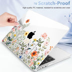 May Chen for M5 MacBook Air 13.6 Inch Case 2026 2025 2024-2022 Release M5 A3449 M4 A3240 M3 A3113 M2 A2681, Plastic Hard Shell Case for MacBook Air 13.6" with Retina Display, Spring & Flowers - Image 4