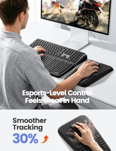 Vaydeer Keyboard Stand and Mouse Pad Set, Ergonomic Elbow Support Pad - Image 4